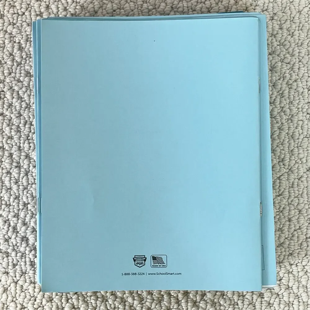 School Smart Examination Blue Books with 16 Pages, 8-1/2 x 7 Inches Pack of 50